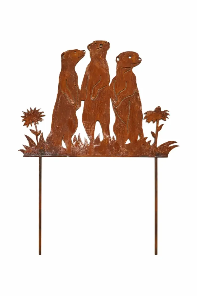 [MD70133] 3 Suricates à piquer écorouille