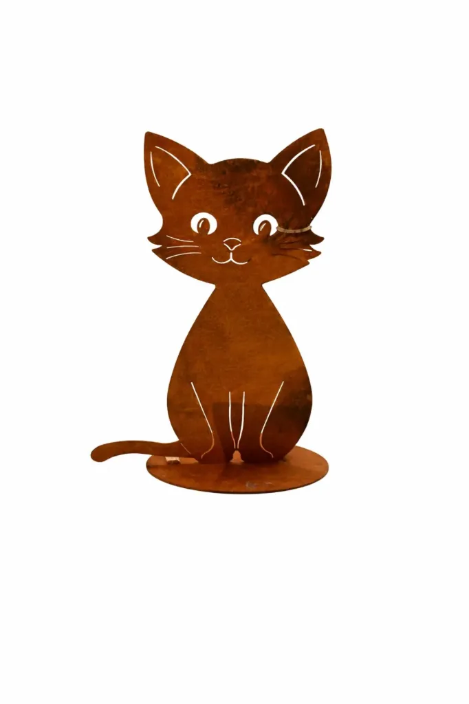 [MD70104] Chat assis ecorouille