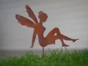Fée tuteur de jardin écorouille