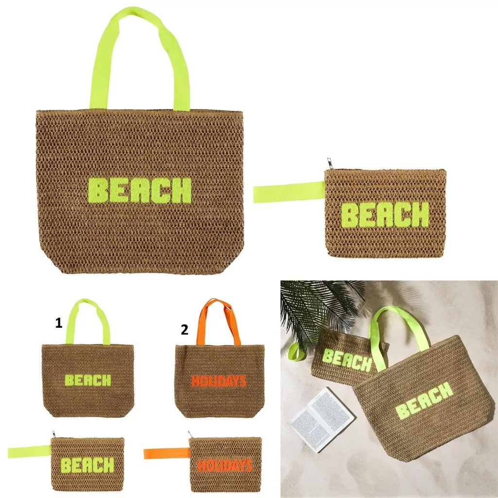 SAC AVEC POCHETTE DE PLAGE