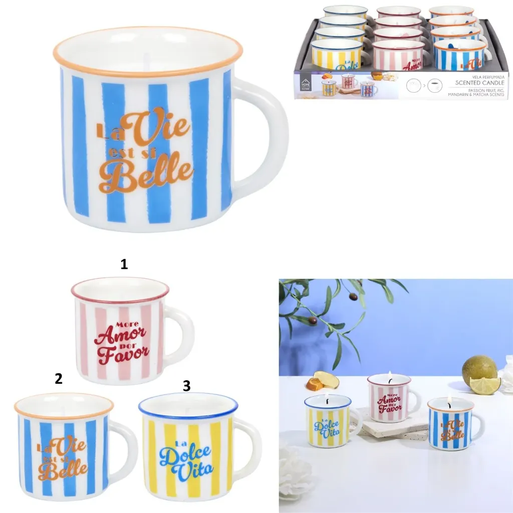 BOUGIE PARFUMEE TASSE DOLCE VITA