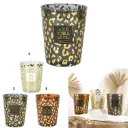 BOUGIE PARFUMEE VASE LEOPARD H16CM