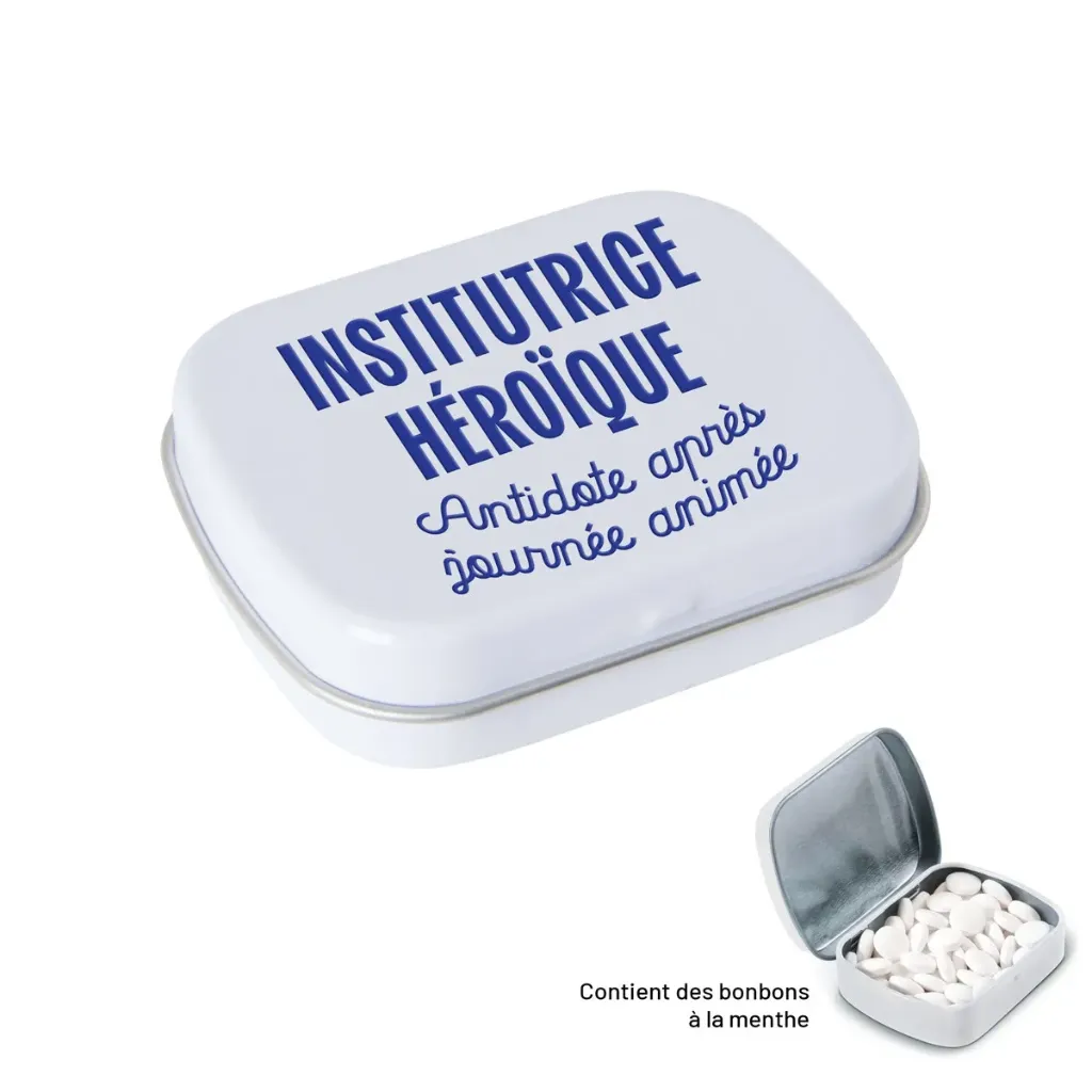 Boite à bonbons - Institutrice héroïque