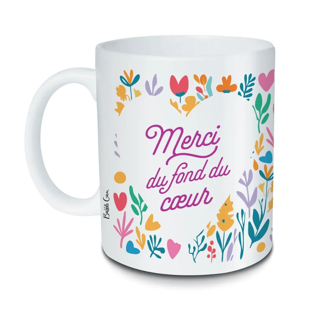Mug Merci du fond du cœur
