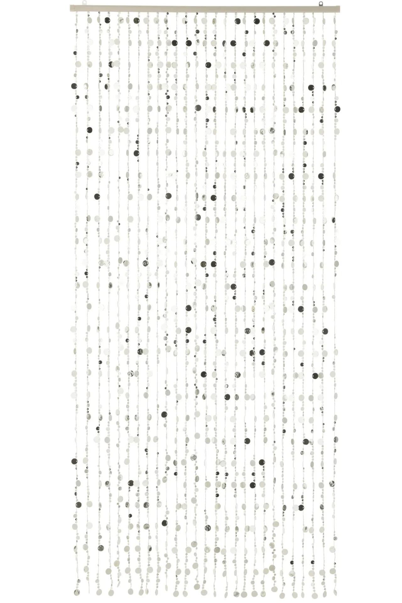 Rideau Rond Ps Argenté (90x1x200cm)