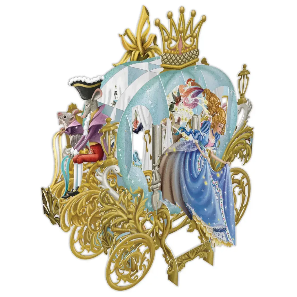 Carte 3D Le carrosse de Cendrillon
