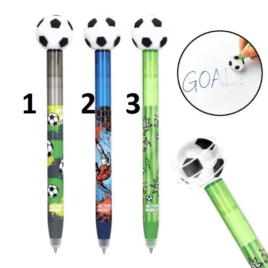 Action World Stylo gel effaçable Football