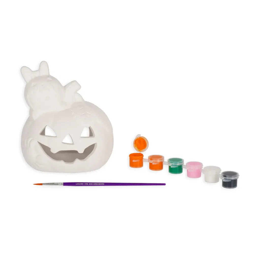 Kit Décoration Bougeoir d'Halloween - Paint Your Halloween lapin citrouille