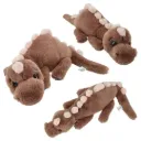 Dino World Peluche Dino allongé marron 50 cm