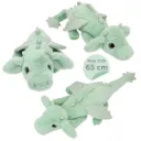 SNUKIS Peluche dragon vert 60cm