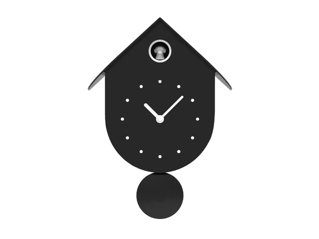 Horloge à coucou Chien noir