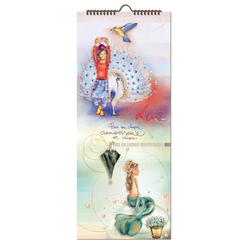 Calendrier anniversaire Mon amie Luce