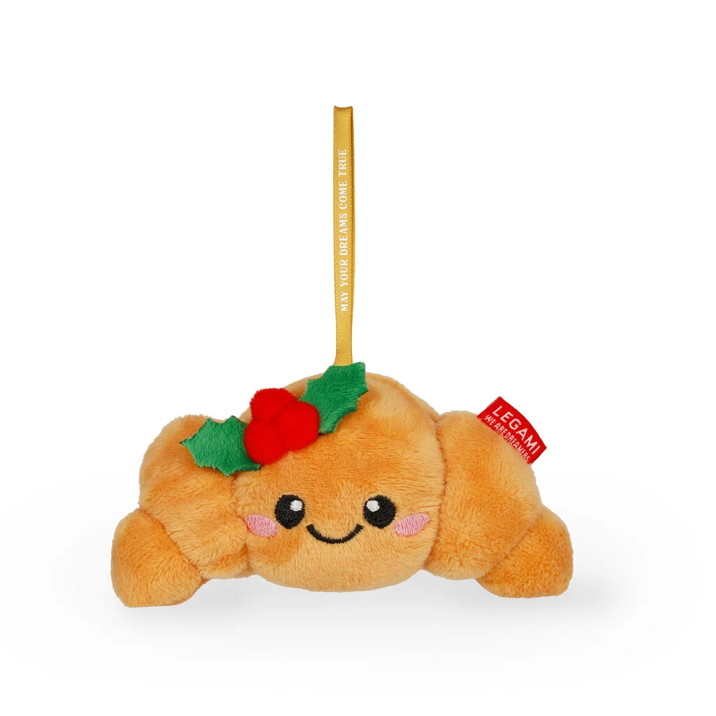 [SSD0013] Décoration de Sapin de Noël en Peluche Croissant - Oh-Oh-Ornements