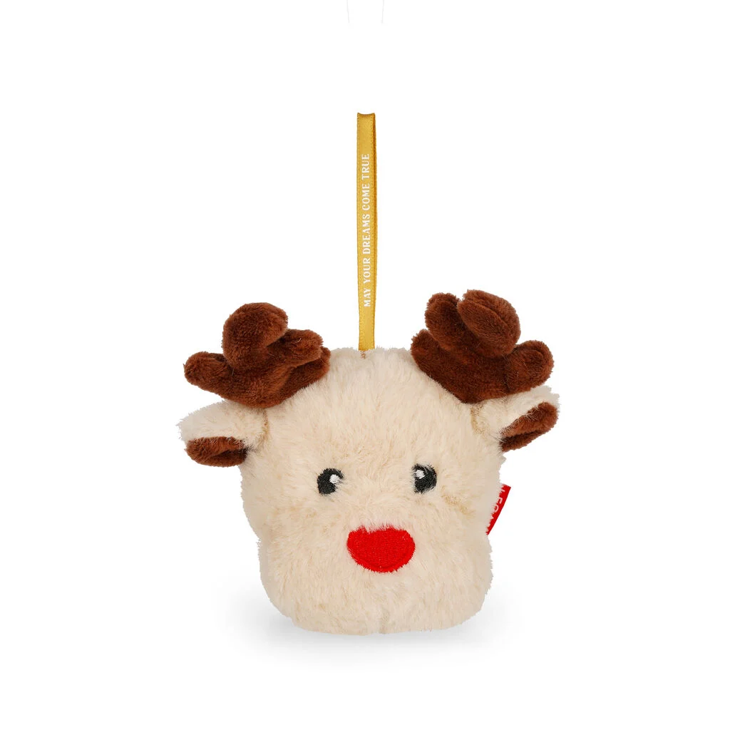 [SSD0014] Décoration de Sapin de Noël en Peluche Renne - Oh-Oh-Ornements