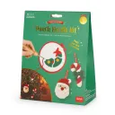Kit pour la Création de Décorations de Noël à Suspendre - Punch Needle Kit